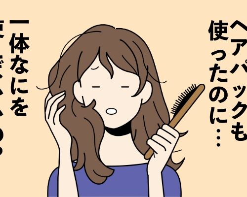 髪のパサつきイメージ