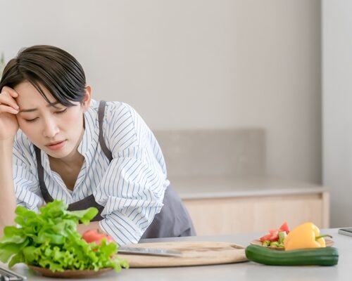 血圧が高くなった女性