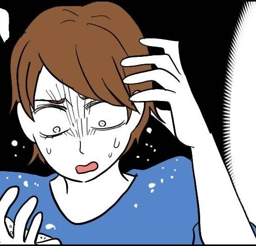 脂漏性皮膚炎になった女性