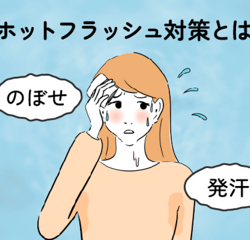 ホットフラッシュに悩む女性のイメージ