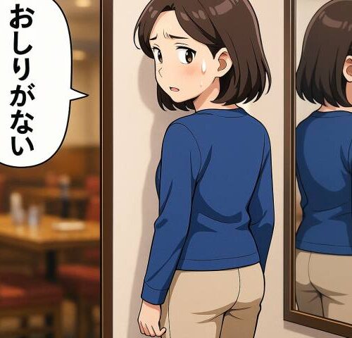 「おしりがない！」鏡の前でショックを受けた40代