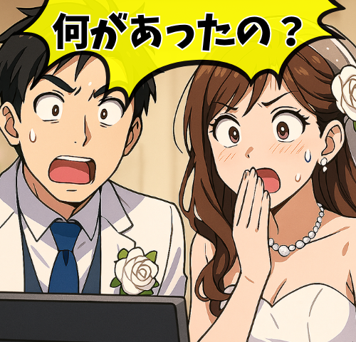 「救急車を手配しています」披露宴のお色直し中に友人が救急搬送。判明した真相に涙