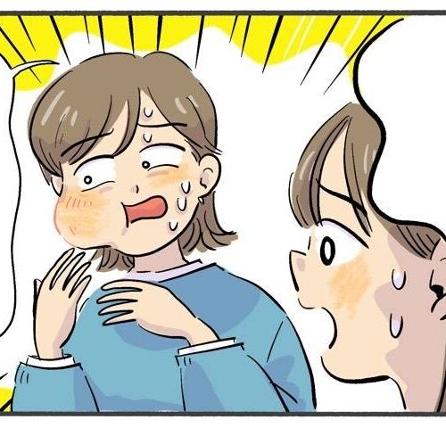 食べると顔がどんどん膨らむ女性