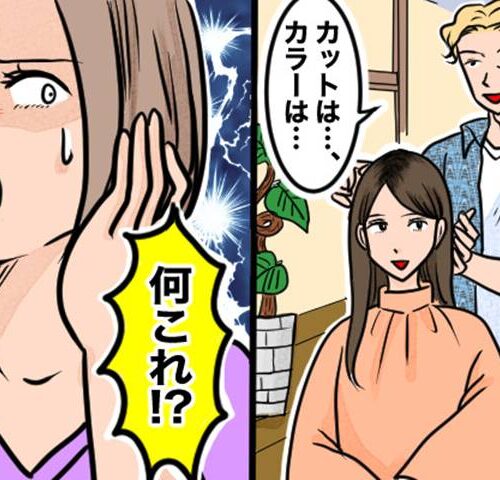 美容院失敗談　イメージカット