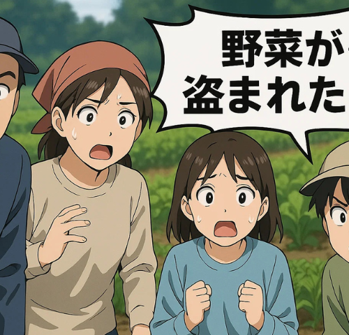 「盗まれた！？」フリマに並んだ見覚えのある野菜…家族総出で挑んだ真相究明の行方