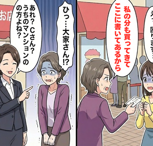 行列で横入りした女性が「私のも買ってきて」とメモを押し付け…拒否した直後、態度が一変したワケ