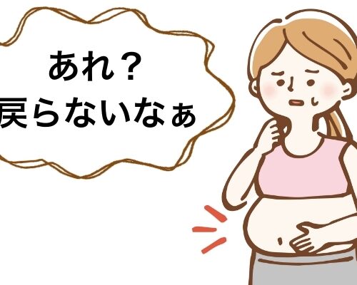 おなかが出ているイメージ